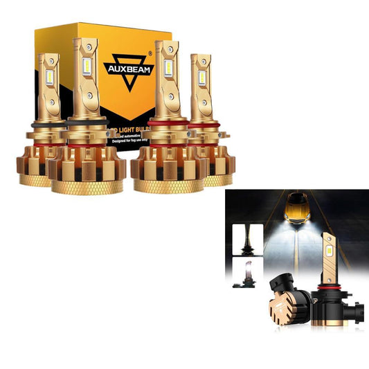 For 2003-2006 Chevrolet Silverado 3500 F-16 Plus Series Built-in Canbus Automotive Grade 14000LM LED Light Bulbs High Low Beam Bundle - Auxbeam  – éclairage LED auto