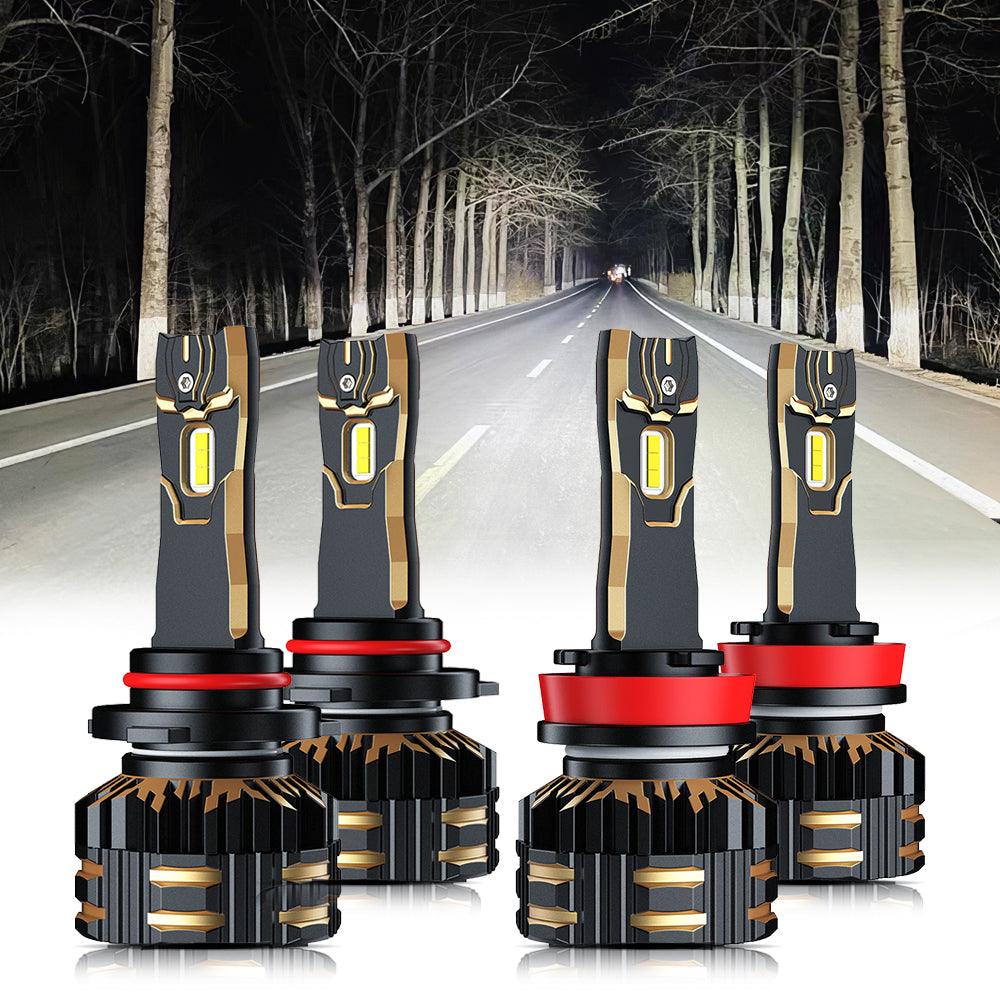 Brightest GX Series 25000LM 120W LED Headlight Bulbs 6500K Cool White - Auxbeam  – éclairage LED auto