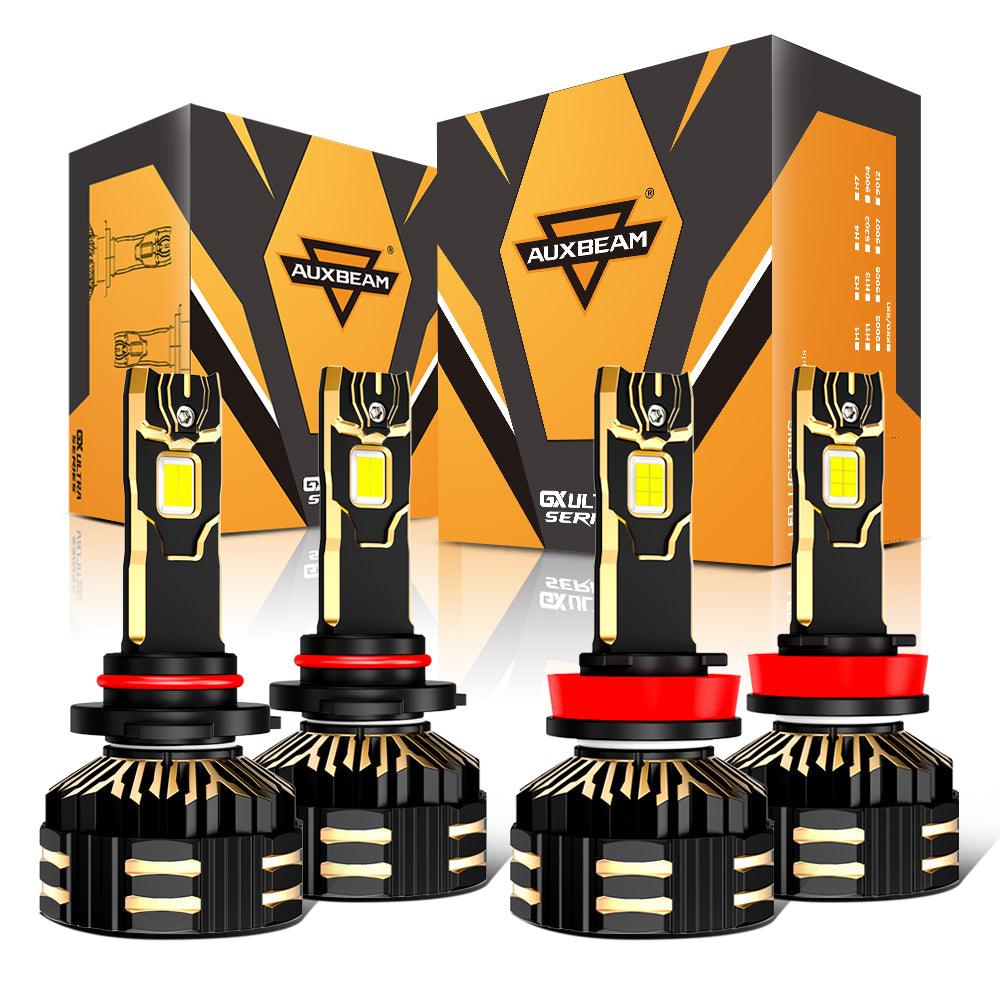 GX-ULTRA Series 40000LM 240W LED Headlight Bulbs 6500K Cool White - Auxbeam  – éclairage LED auto