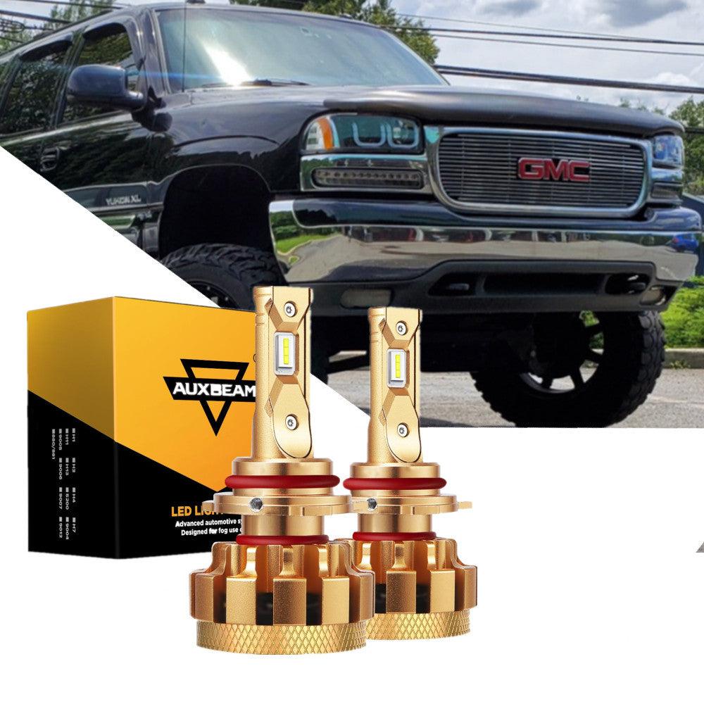 For 2000-2006 GMC Yukon XL 2500 F-16 Plus Series Built-in Canbus Automotive Grade 14000LM LED Light Bulbs High Low Beam Bundle - Auxbeam  – éclairage LED auto