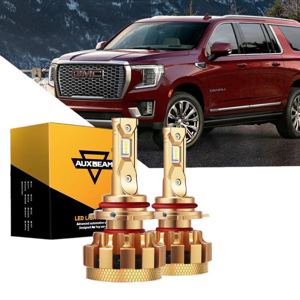 For 2017-2019 GMC Yukon(with halogen lamps) F-16 Plus Series Built-in Canbus Automotive Grade 14000LM LED Light Bulbs High Low Beam Bundle - Auxbeam  – éclairage LED auto