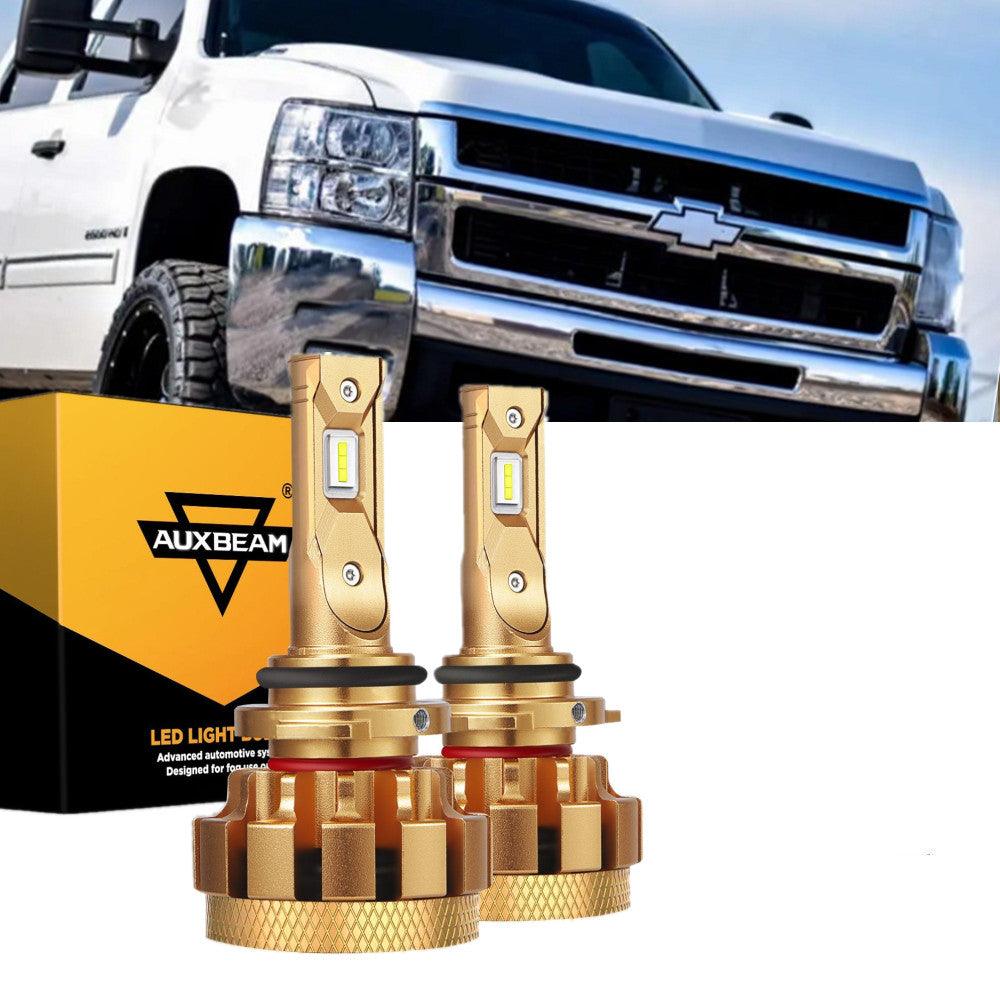 For 2007 Chevrolet Silverado 2500 HD Classic F-16 Plus Series Built-in Canbus Automotive Grade 14000LM LED Light Bulbs High Low Beam Bundle - Auxbeam  – éclairage LED auto