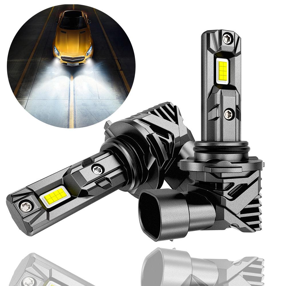 🆕Fanless & Wireless Q15 Series 18000LM 60W LED Headlight Bulbs/Fog Lights 6500K Cool White - Auxbeam  – éclairage LED auto