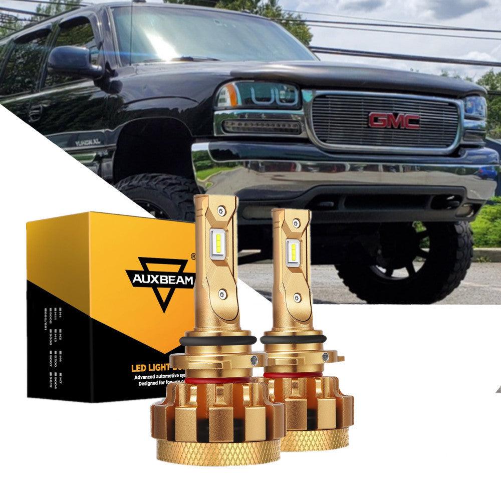 For 2000-2006 GMC Yukon XL 2500 F-16 Plus Series Built-in Canbus Automotive Grade 14000LM LED Light Bulbs High Low Beam Bundle - Auxbeam  – éclairage LED auto