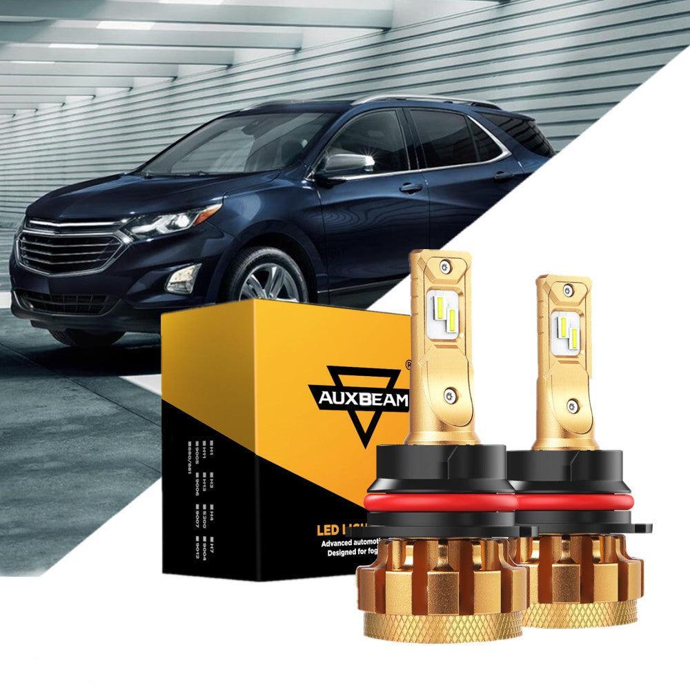 For 2005-2009 Chevrolet Equinox 9007/HB5 F-16 Plus Series Automotive Grade 14000LM LED Light Bulbs High Low Beam Bundle