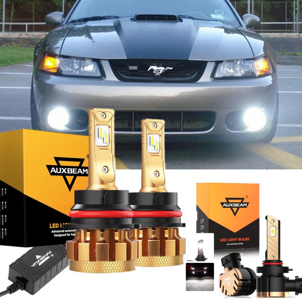 For 2003-2004 Ford Mustang SVT COBRA F-16 Plus Series Built-in Canbus Automotive Grade 14000LM LED Light Bulbs High Low Beam Bundle - Auxbeam  – éclairage LED auto