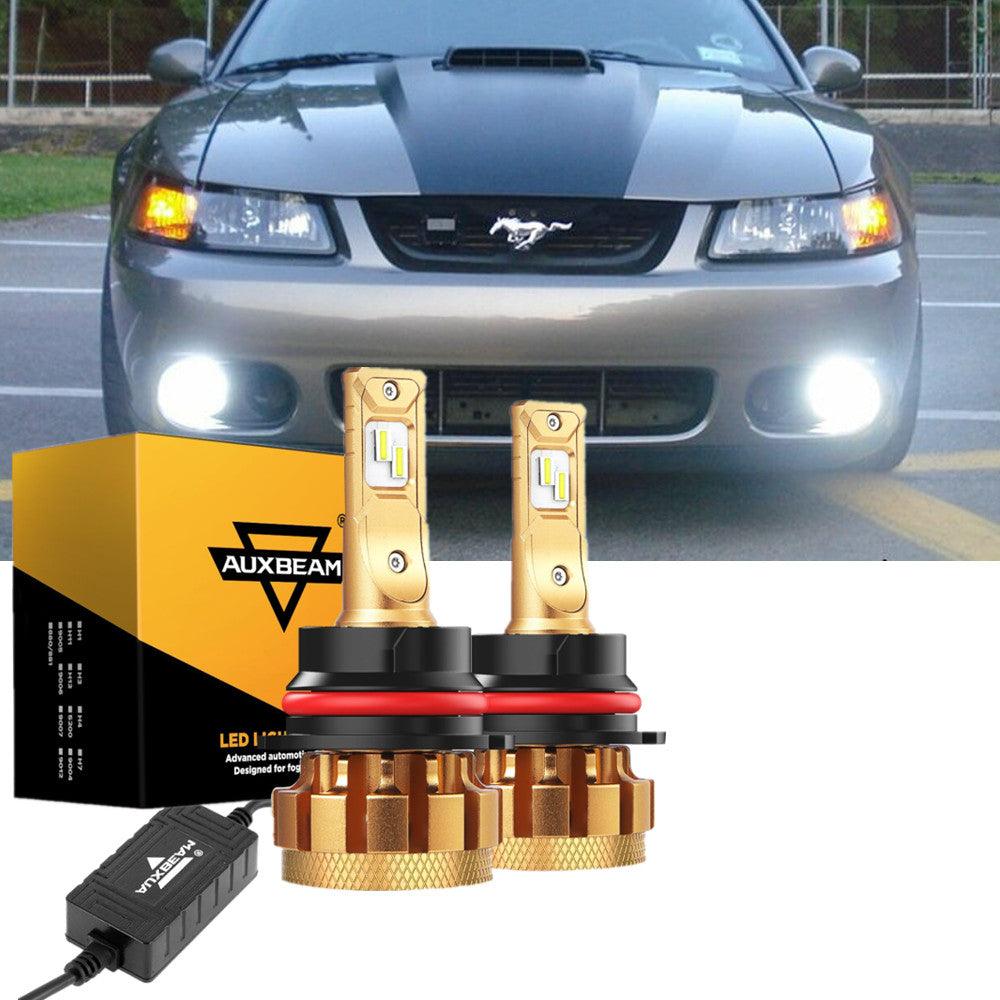 For 2003-2004 Ford Mustang SVT COBRA F-16 Plus Series Built-in Canbus Automotive Grade 14000LM LED Light Bulbs High Low Beam Bundle - Auxbeam  – éclairage LED auto