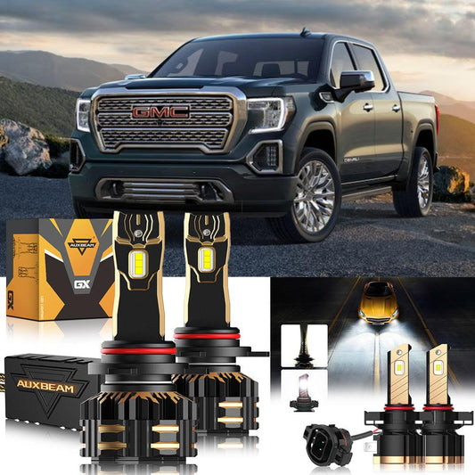 For 2014-2015 GMC Sierra 1500 9012 LED Headlight Bulbs - Auxbeam  – éclairage LED auto