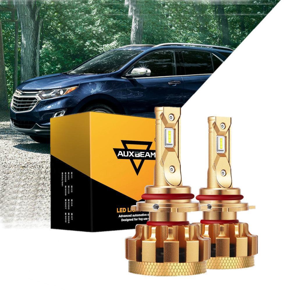 لمصابيح الإضاءة LED عالية الشعاع المنخفضة لسيارة شيفروليه إكوينوكس 9012 F-16 Plus Series موديل 2018-2019 من الفئة 14000 لومن