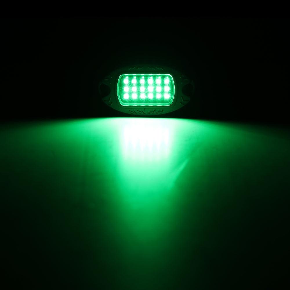 مجموعة مصابيح LED RGB Rock مع تطبيق Bluetooth وجهاز تحكم عن بعد لاسلكي، مصابيح نيون متعددة الألوان مع وظيفة ضوء الفرامل لـ ATV UTV