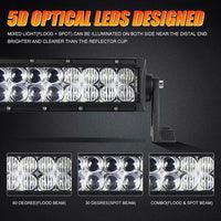 5D Series Straight/Curved Off Road Led Light Bar For 2002 Ford F150