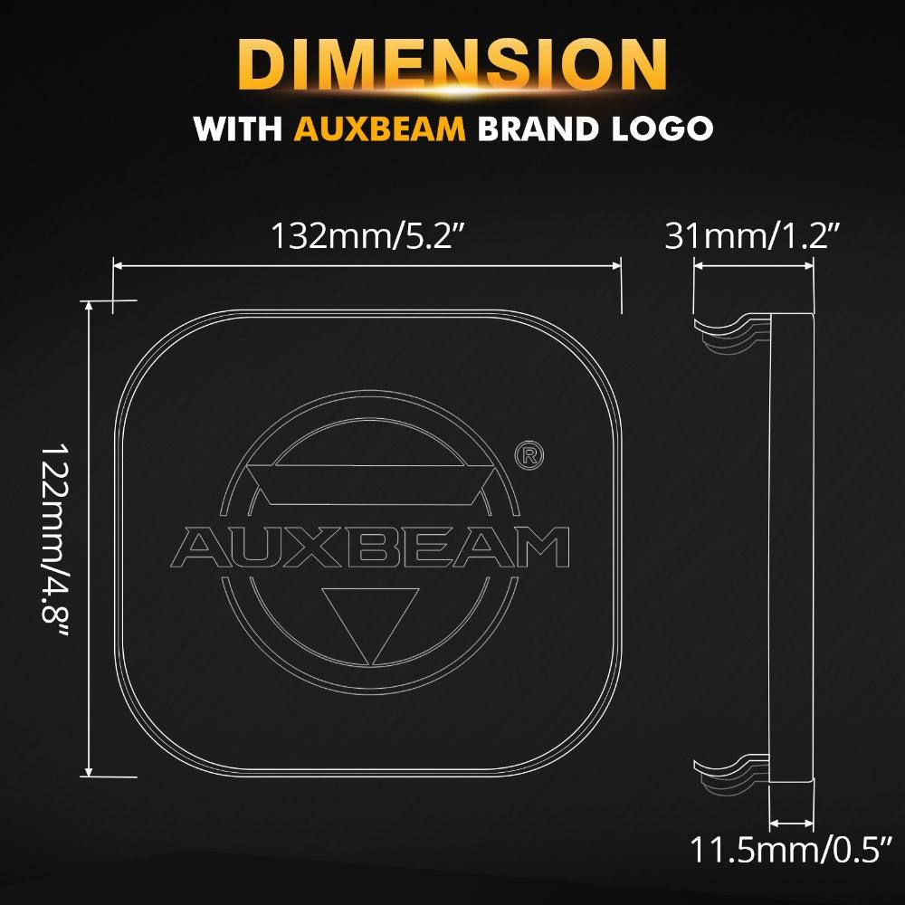 5 Inch LED Driving Light Black Cover Light Shield Cover - Auxbeam  – éclairage LED auto