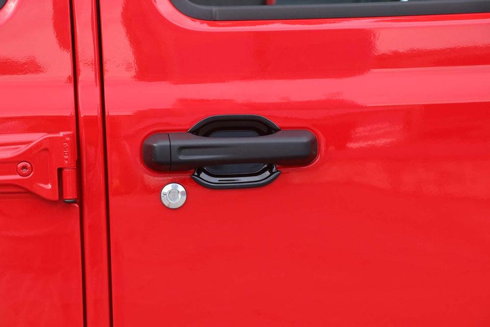 (5 قطع/مجموعة) غطاء حماية مقبض الباب الخارجي، غطاء حماية تجويف مقبض الباب لسيارة جيب رانجلر JL 2018-2022 