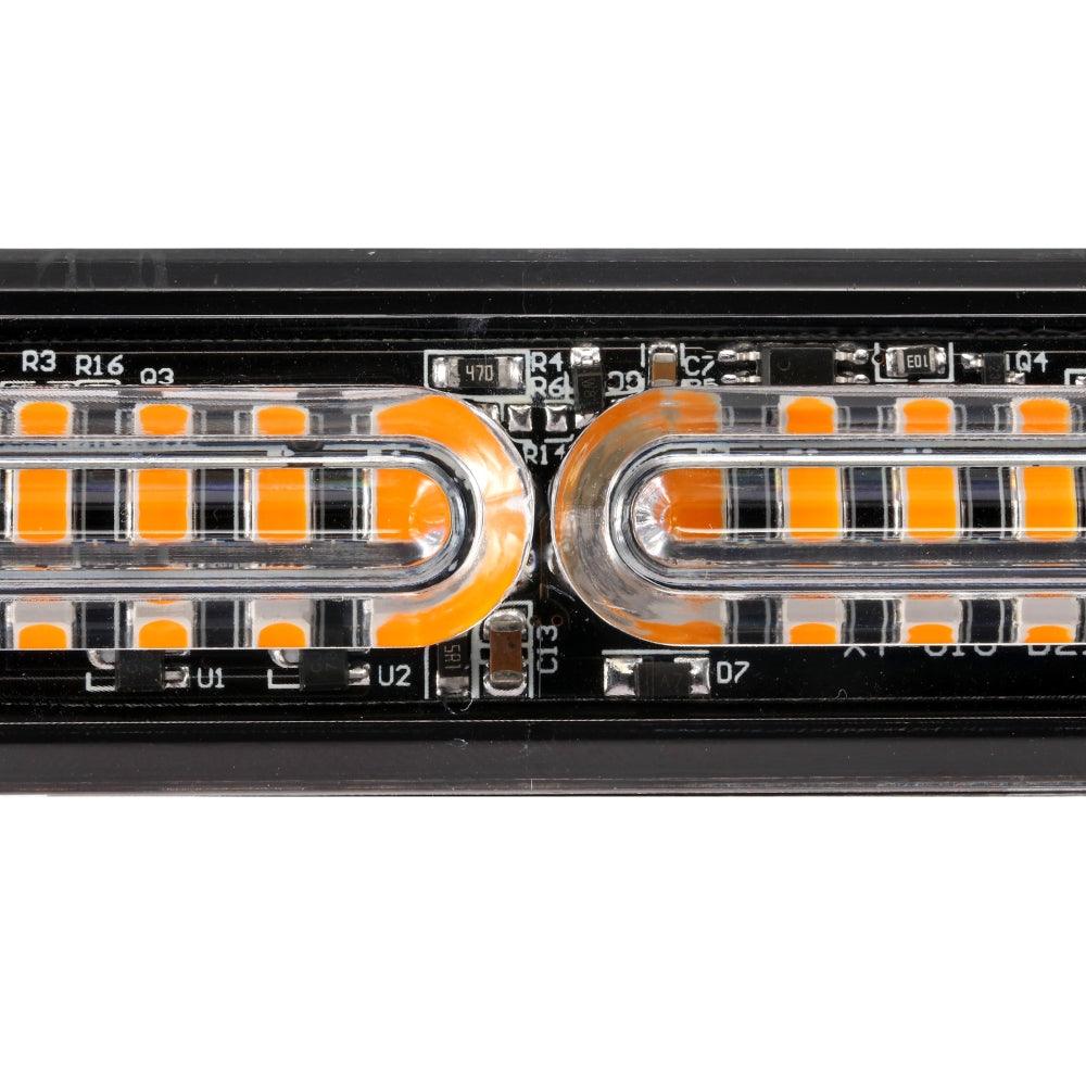 (4 قطع/مجموعة) 12 مصباح LED للطوارئ مثبت على السطح لمصابيح ستروب للشاحنات والمركبات والسيارات الرباعية والشاحنات الصغيرة 