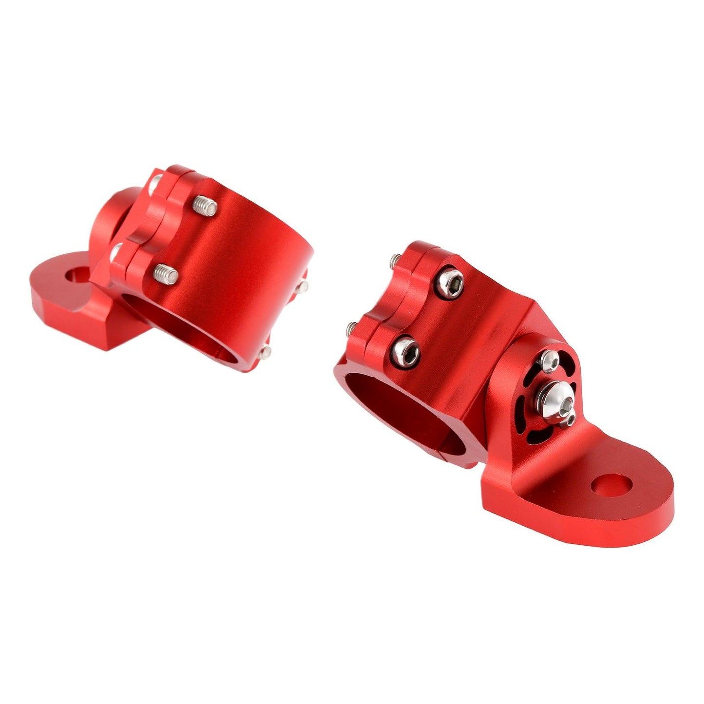 3FT/4FT LED RGB Whip Lights with Bluetooth/ Remote Controlled & Red Universal Flagpole Light Mount  for all UTVs with 1.75" to 2" Roll Cage