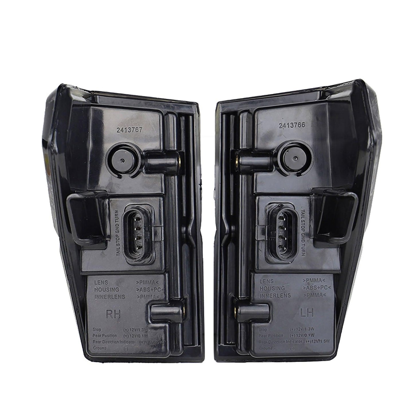 (قطعتان/مجموعة) مصابيح خلفية LED مدخنة لسيارة Polaris Ranger 1000