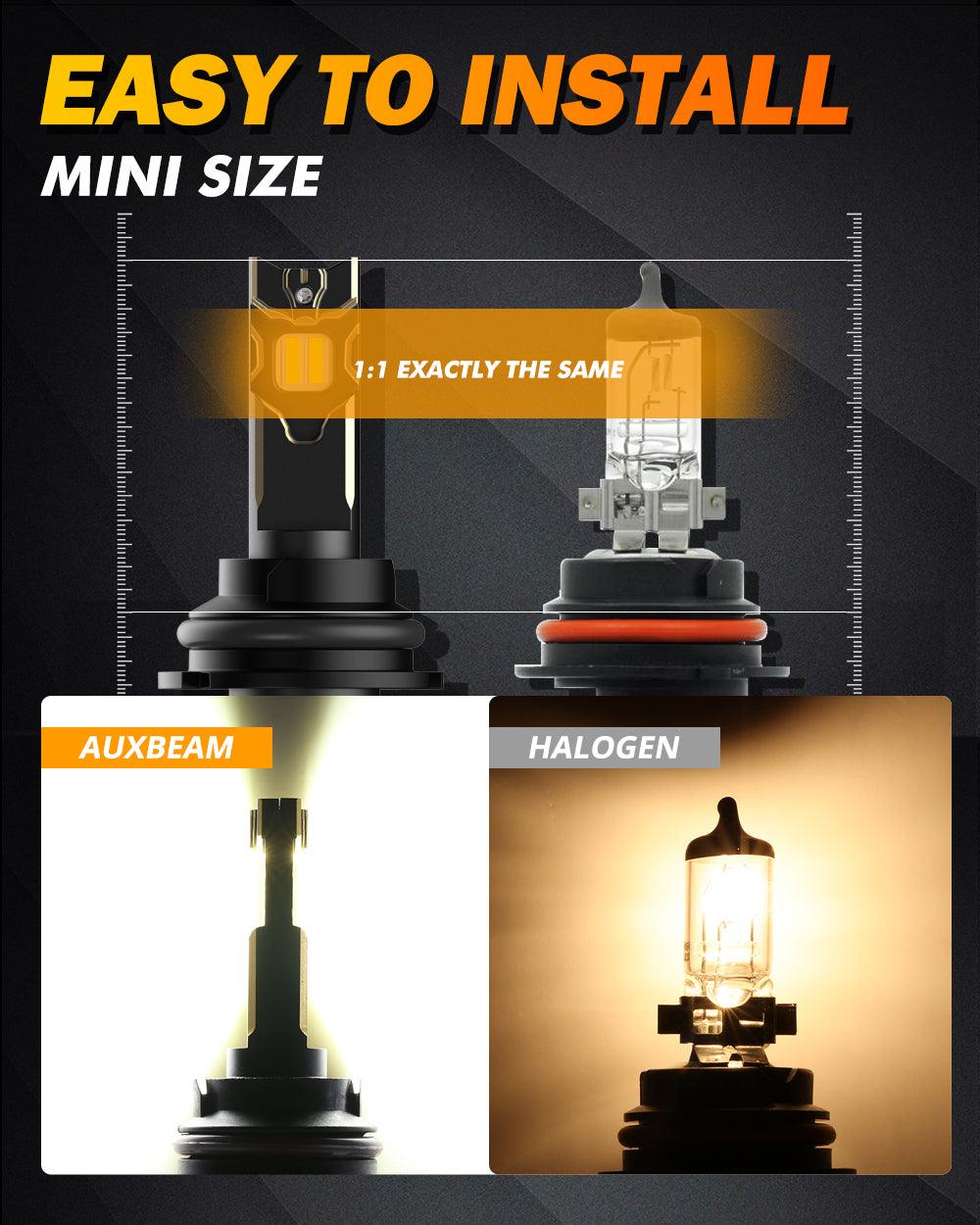 9004/HB1 LED Headlight Bulbs 120W 25000ML GX Series Brigtest 6500K Cool White | 2 Bulus - Auxbeam  – éclairage LED auto