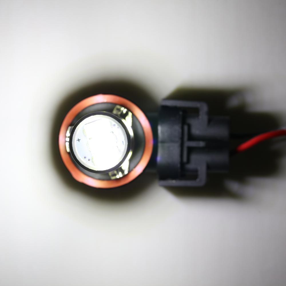مصابيح ضباب LED H11 H9 H8 H16JP/DRL، 50 واط، 4000 لومن، 6500 كلفن، بيضاء، سلسلة 33LED | مصباحان