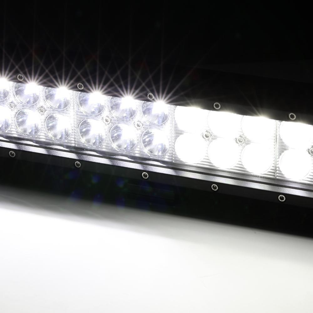 شريط إضاءة LED مزدوج الصف مقاس 32 بوصة من سلسلة Classic-SM، 6000 كلفن، أبيض، مجموعة لسيارات الدفع الرباعي والمركبات الرباعية والشاحنات والقوارب