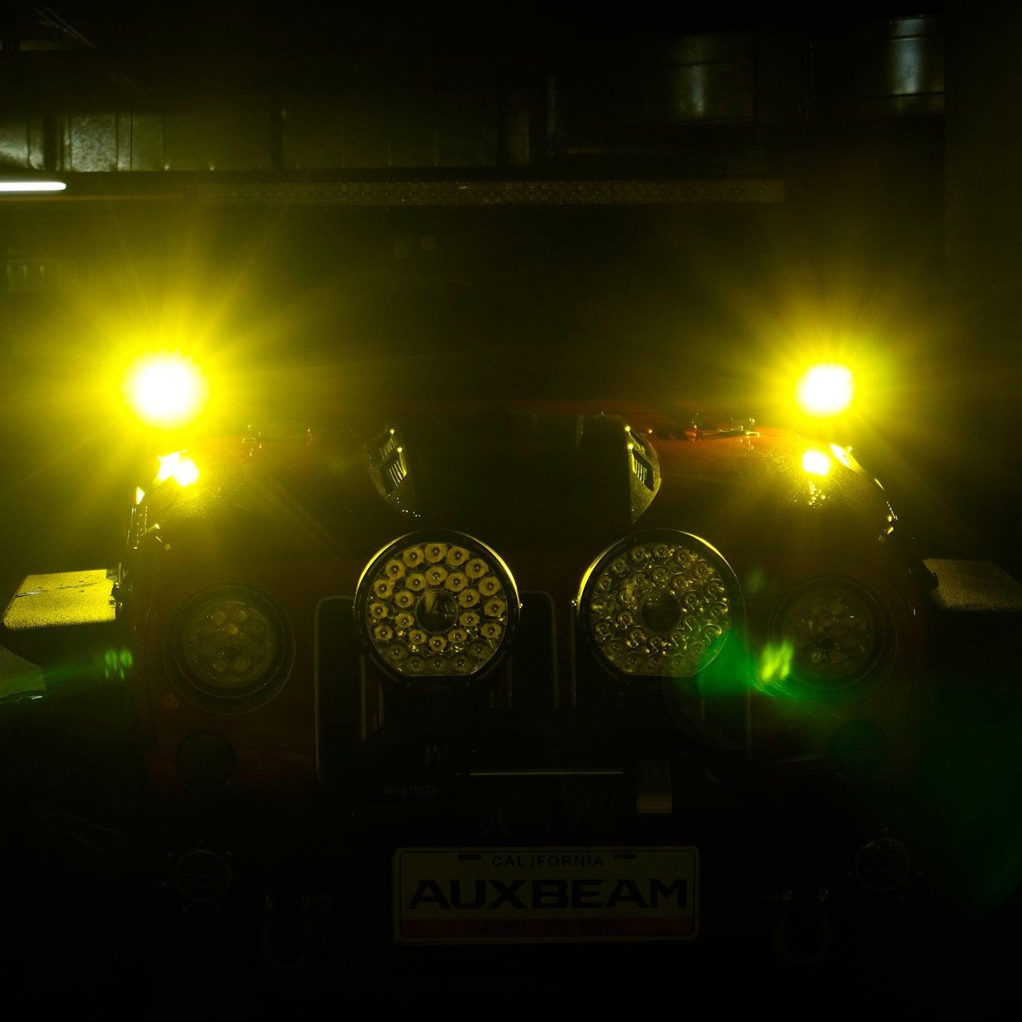 52" 5D-PRO LED Light Bar &amp; 3"LED PODS &amp; 2 IN 1 Design Windshield Mounting Brackets For Jeep Wrangler JK 2007~2017