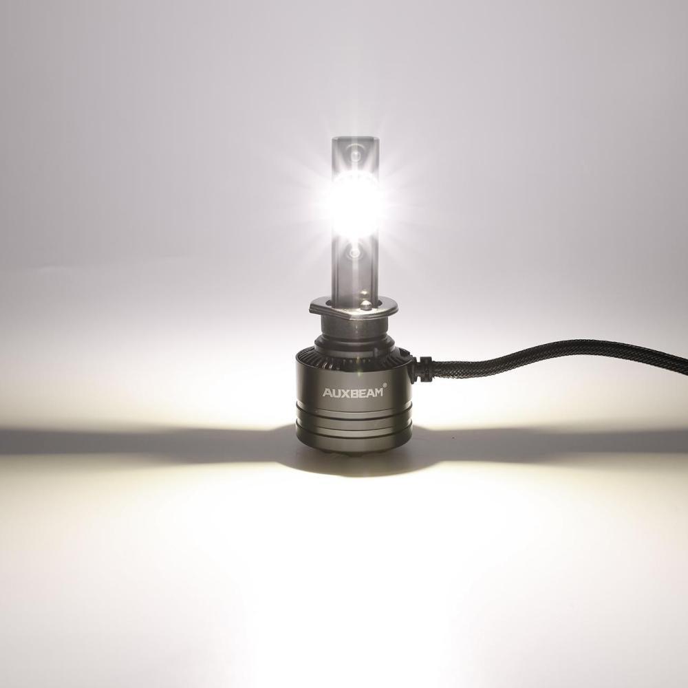 (2 قطعة/المجموعة) 4300K ​​​​T1 سلسلة مصابيح LED 8000LM