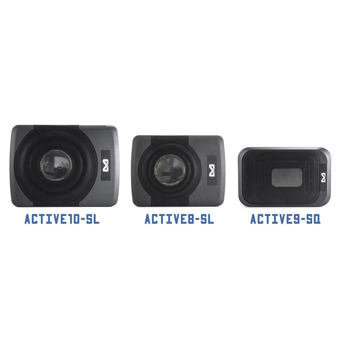 AMPIRE Active Subwoofer, 7 "x9", 230/460 Watt with "Auto Turn-On"