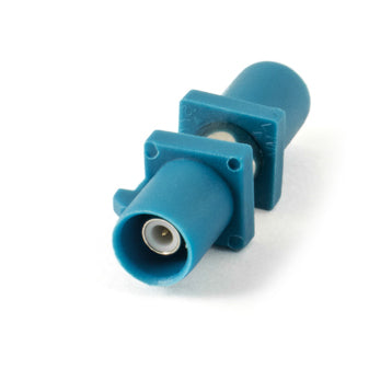 AMPIRE FAKRA adapter, plug/plug, water blue