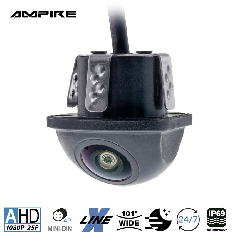 AMPIRE Mini reversing camera (AHD) 110°