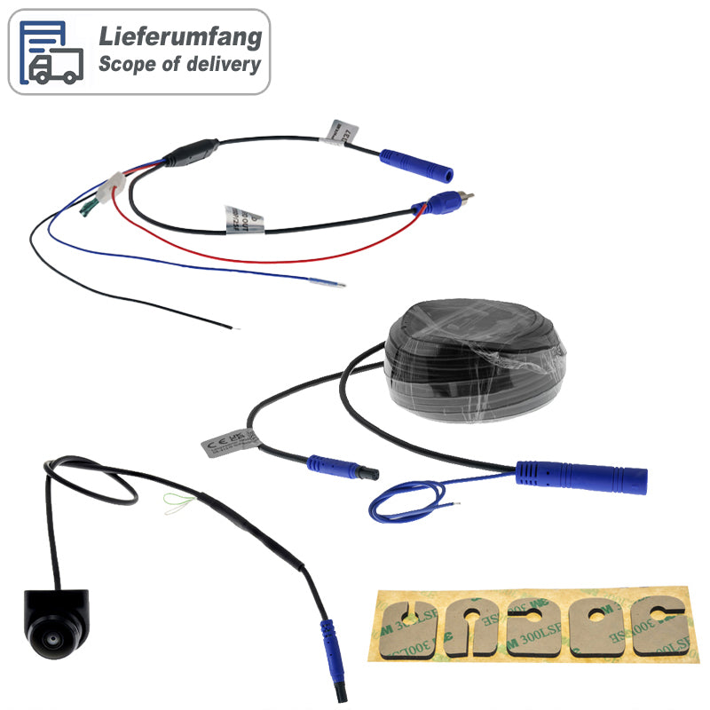 AMPIRE Mini reversing camera (AHD), 180°