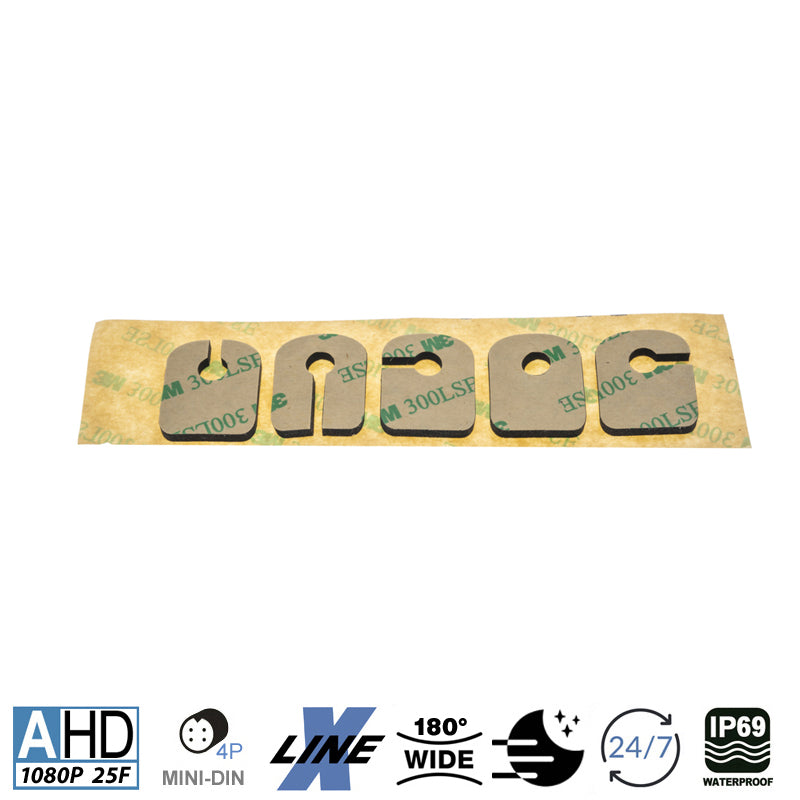 AMPIRE Mini reversing camera (AHD), 180°