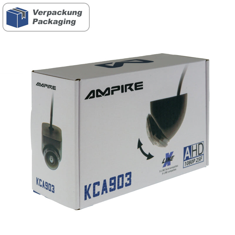 AMPIRE Mini reversing camera (AHD), 180°