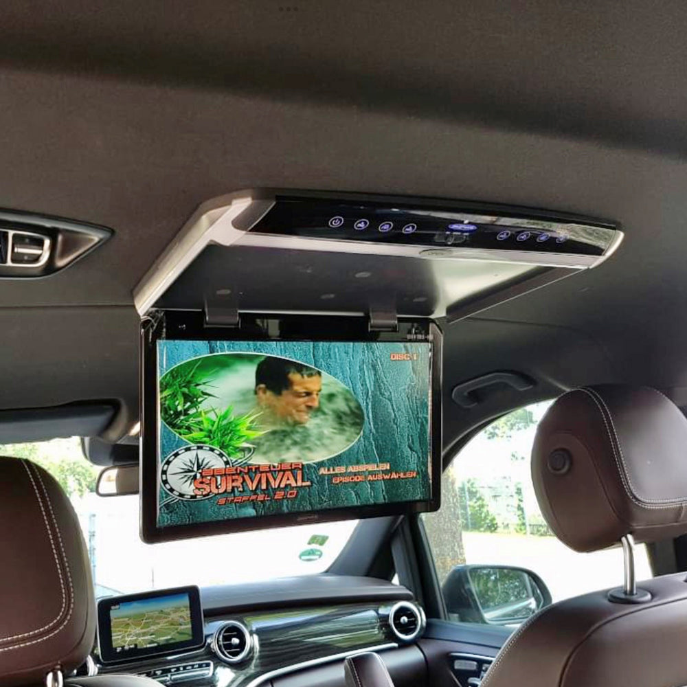 AMPIRE aluminum mounting plate for ceiling monitors, for Mercedes W447