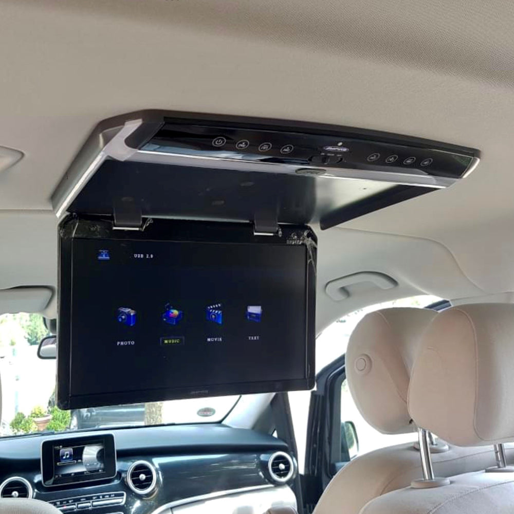 AMPIRE aluminum mounting plate for ceiling monitors, for Mercedes W447