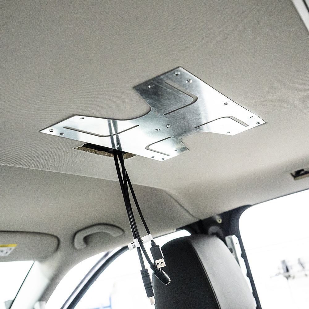 AMPIRE aluminum mounting plate for ceiling monitors, for VW T5 / T6