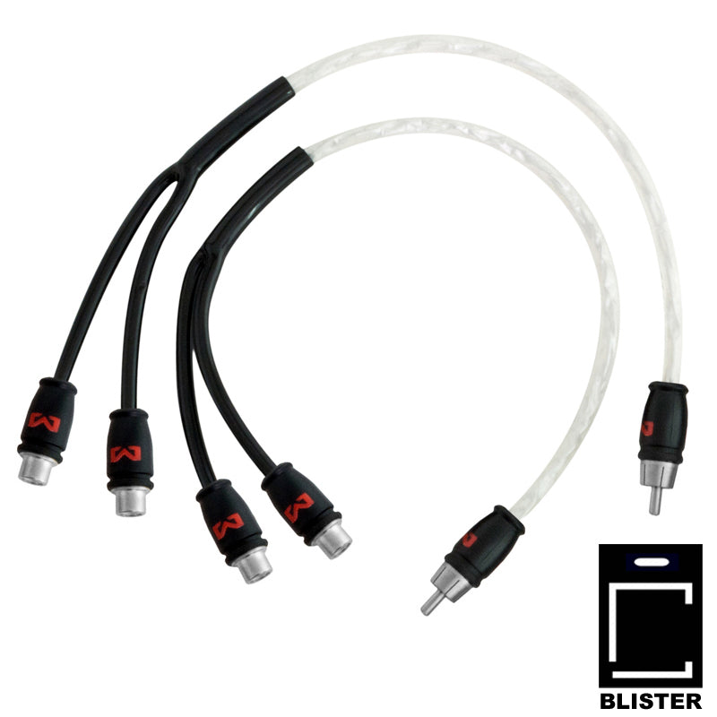 AMPIRE audio Y-cable 30cm, blister packaging