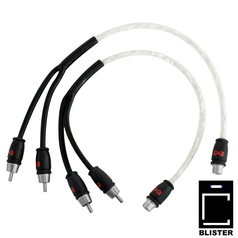 AMPIRE audio Y-cable 30cm, blister packaging