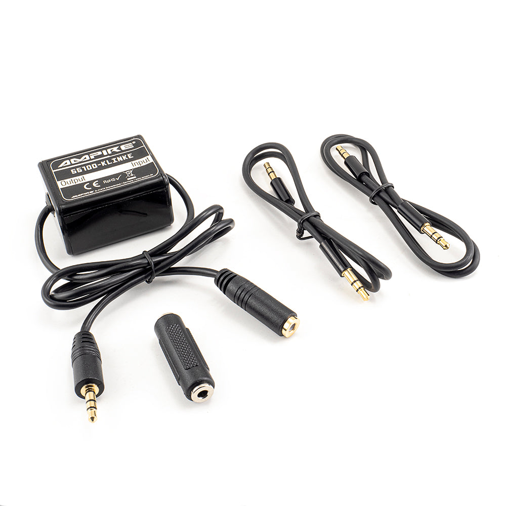 AMPIRE audio interference suppression filter (NF) with 3.5mm jack plug
