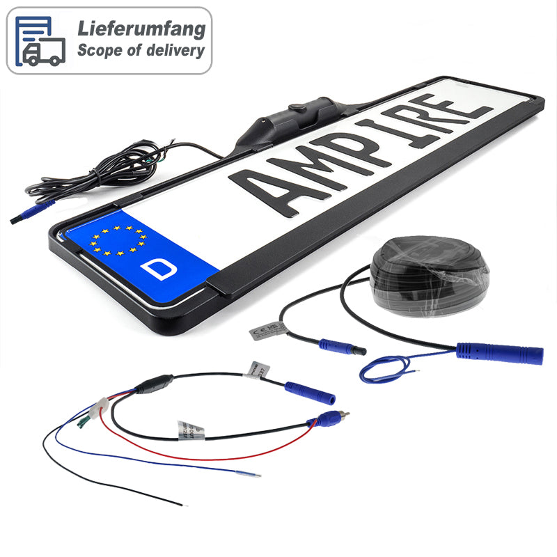 AMPIRE reversing AHD camera with guide lines, 120°
