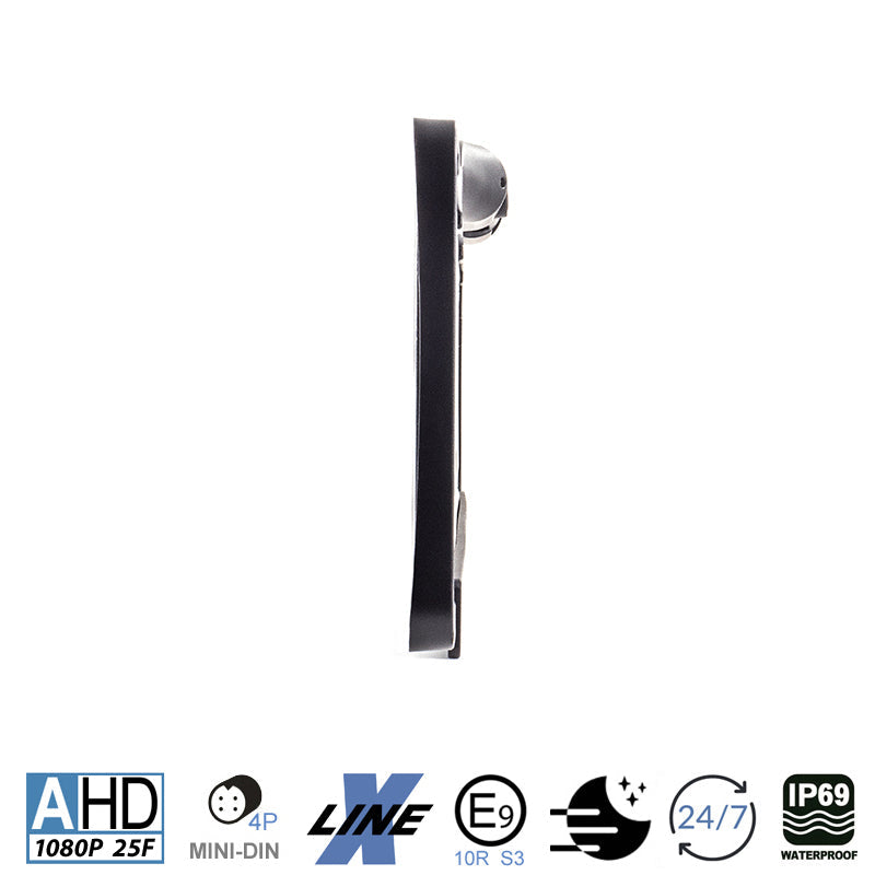 AMPIRE reversing AHD camera with guide lines, 120°