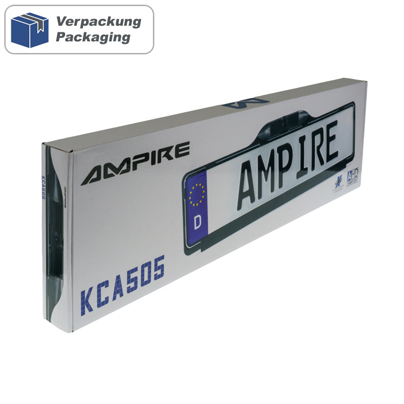 AMPIRE reversing AHD camera with guide lines, 120°