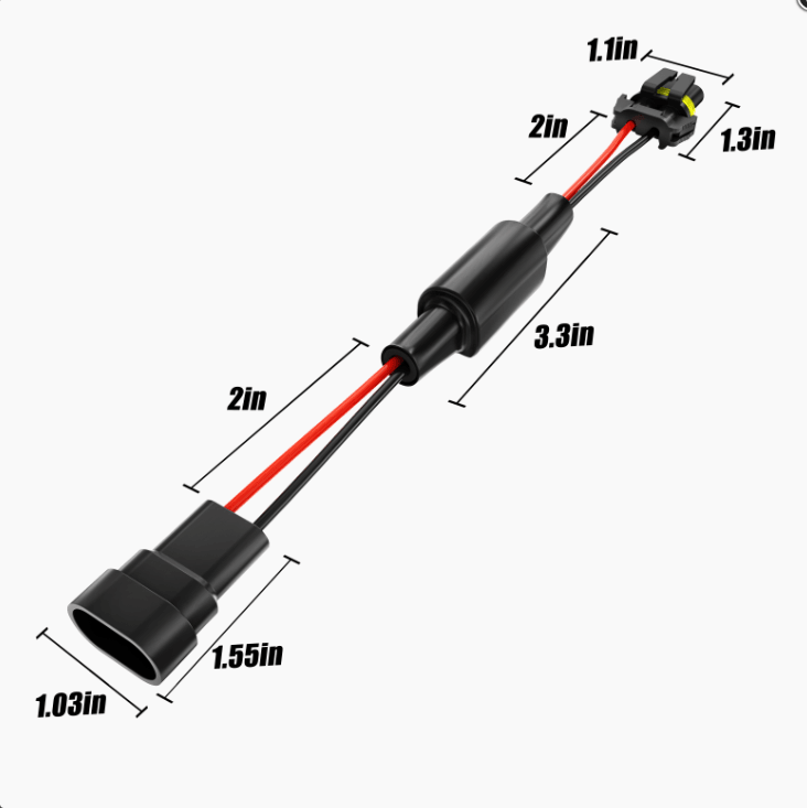 9006/HB4 C15-Model Decoder Enhanced LED DRL Fog Light Canbus Load Resistor Conversion Kit 2pcs/Set