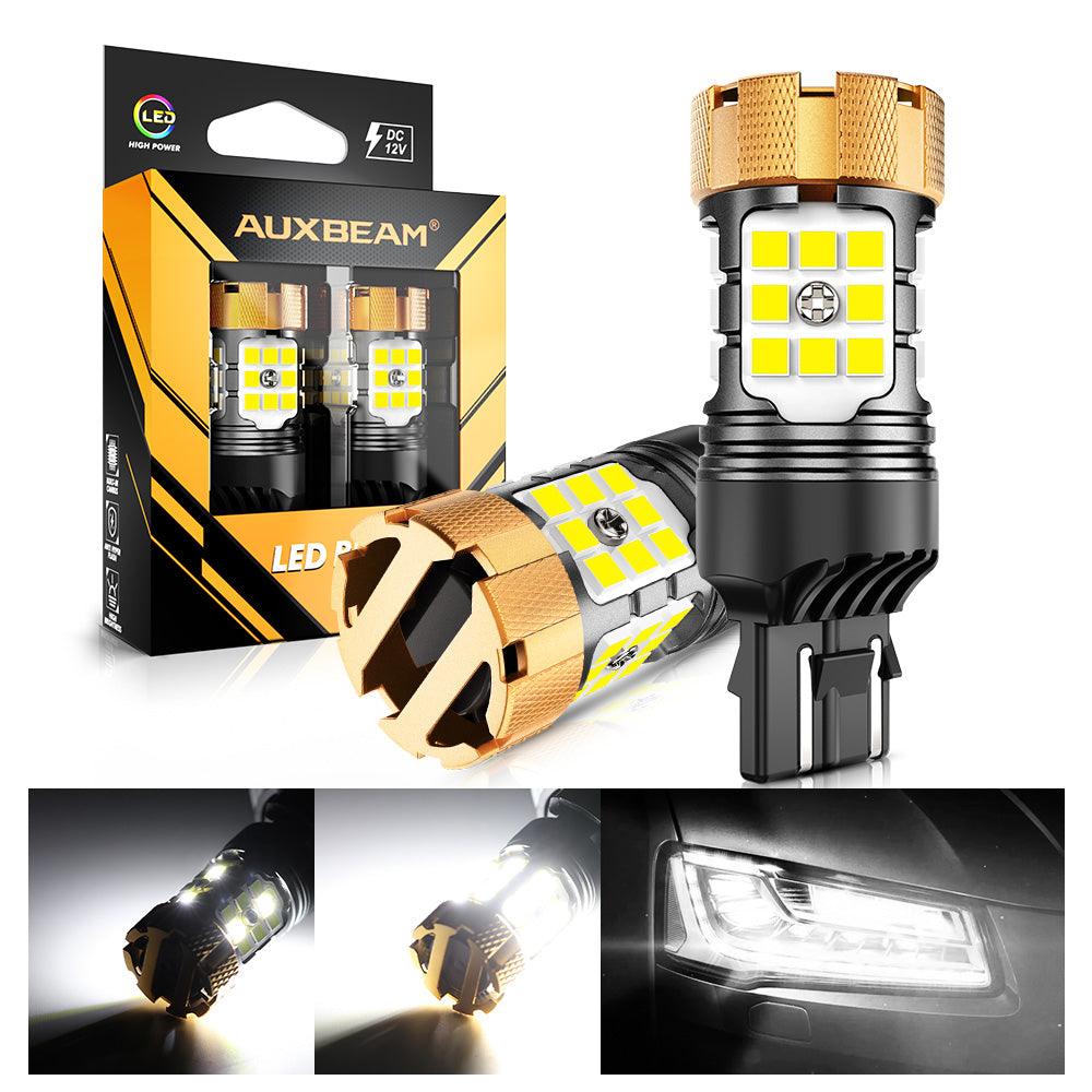🆕T20 7443 7440 LED Backup Reverse/Turn Signal/Brake Tail Light Bulbs 50W 4000LM CAN-Bus Error Free 6500K White B21-PRO Series | 2 Bulbs
