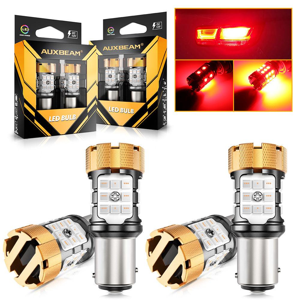 🆕 1157 BAY15D LED Brake/Tail Light Bulbs 50W 4000LM CAN-Bus Error Free Red B21-PRO Series | 2 Bulbs