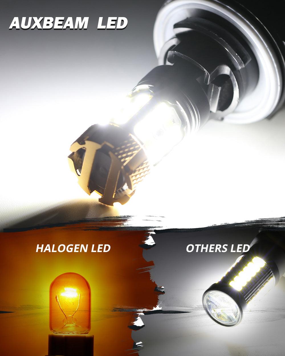 🆕T25 3157 3156 LED Backup Reverse/Turn Signal/Brake Tail Light Bulbs 50W 4000LM CAN-Bus Error Free 6500K White B21-PRO Series | 2 Bulbs