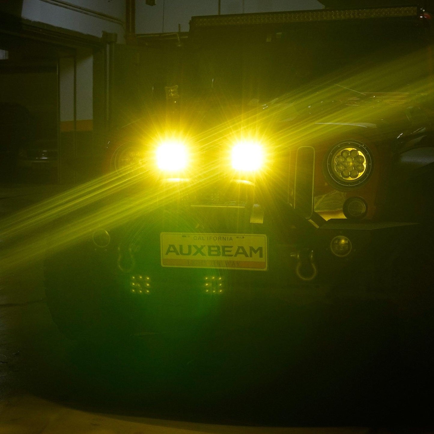 (2pcs/4pcs set) 5 Inch 110W White/Amber Spot Light LED Driving Lights for Toyota Tacoma 