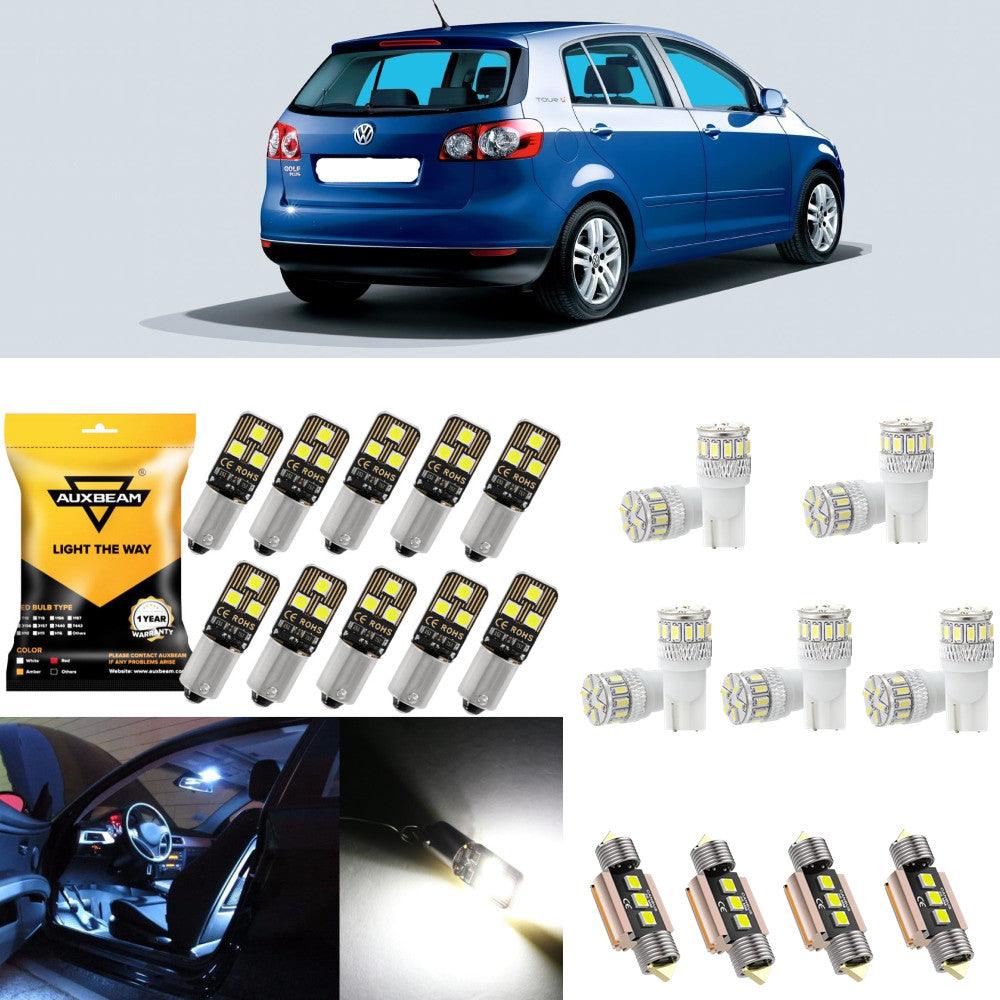 مجموعة مصابيح LED للخريطة/العلامة الجانبية/القبة/لوحة الترخيص/الضوء الخلفي لسيارة فولكس فاجن جولف موديل 2002
