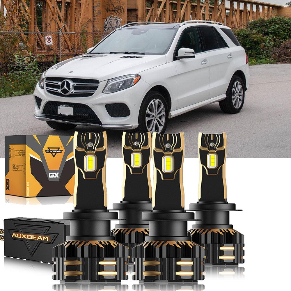 For 2017-2019 Mercedes Benz GLE400 H7 LED Headlight Bulbs Bundle - Auxbeam  – éclairage LED auto