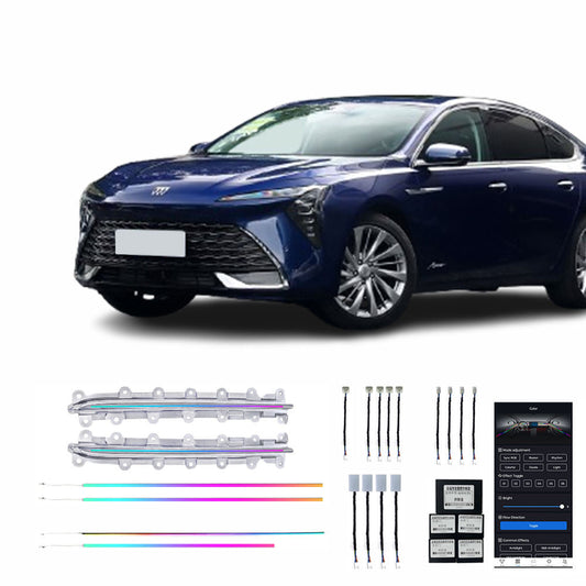 Buick 23 24 Lacrosse Original 19 Lumières Intérieur De Voiture Ambiance De Luxe Haute Qualité Refit