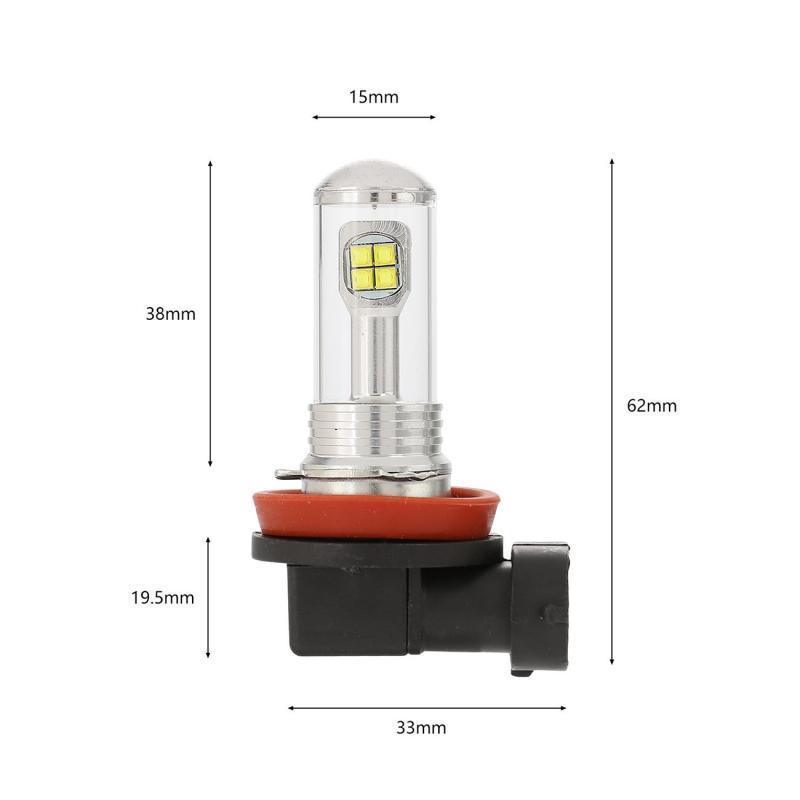 (2pcs/set) SMD 20W 7000LM Natural White/AMBER Led Fog Light Bulbs