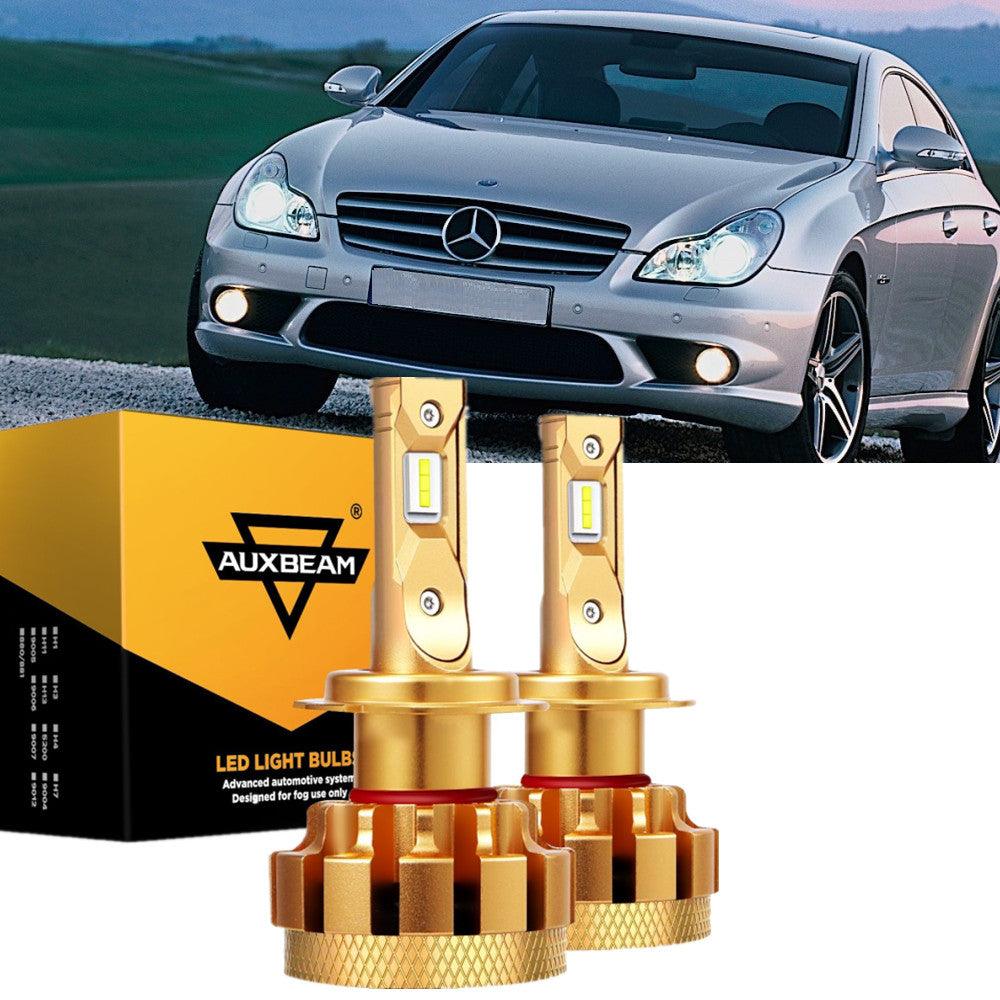For 2007-2011 Mercedes-Benz CLS63 AMG with Halogen Headlamps F-16 Plus Series Built-in Canbus LED Light Bulbs High Low Beam Bundle - Auxbeam  – éclairage LED auto